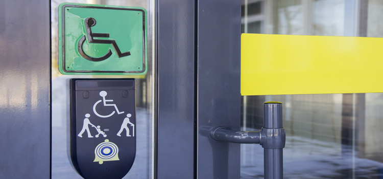 automatic handicap door opener in El Granada